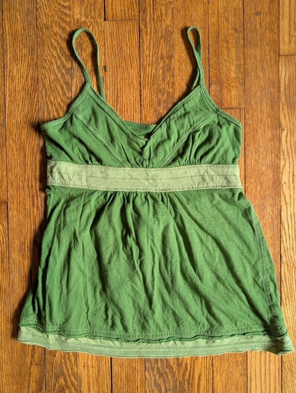 Y2k Babydoll Green Bella Swan Twilight Core Cami Tank Top